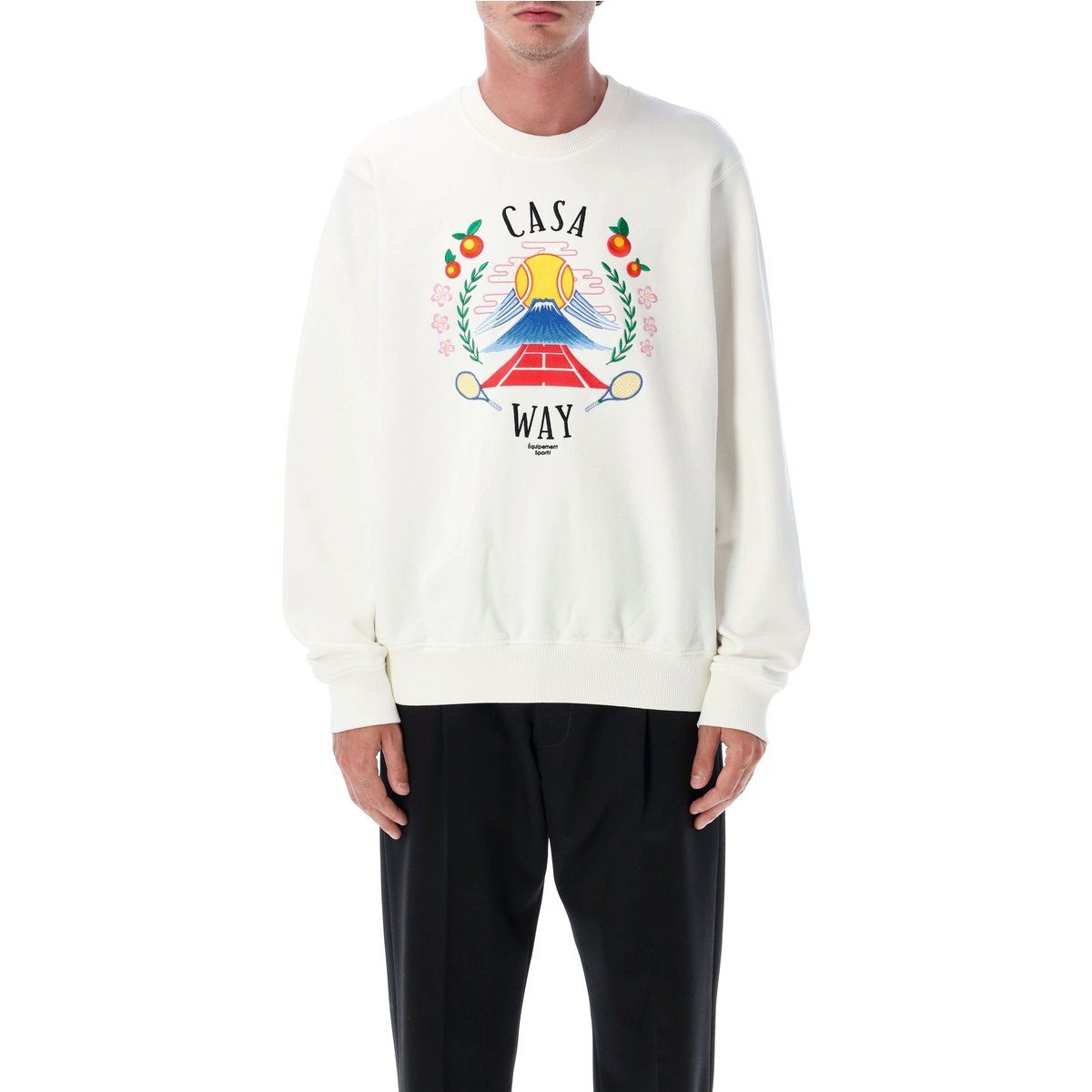 Pullover mit Grafikdruck und Rundhalsausschnitt