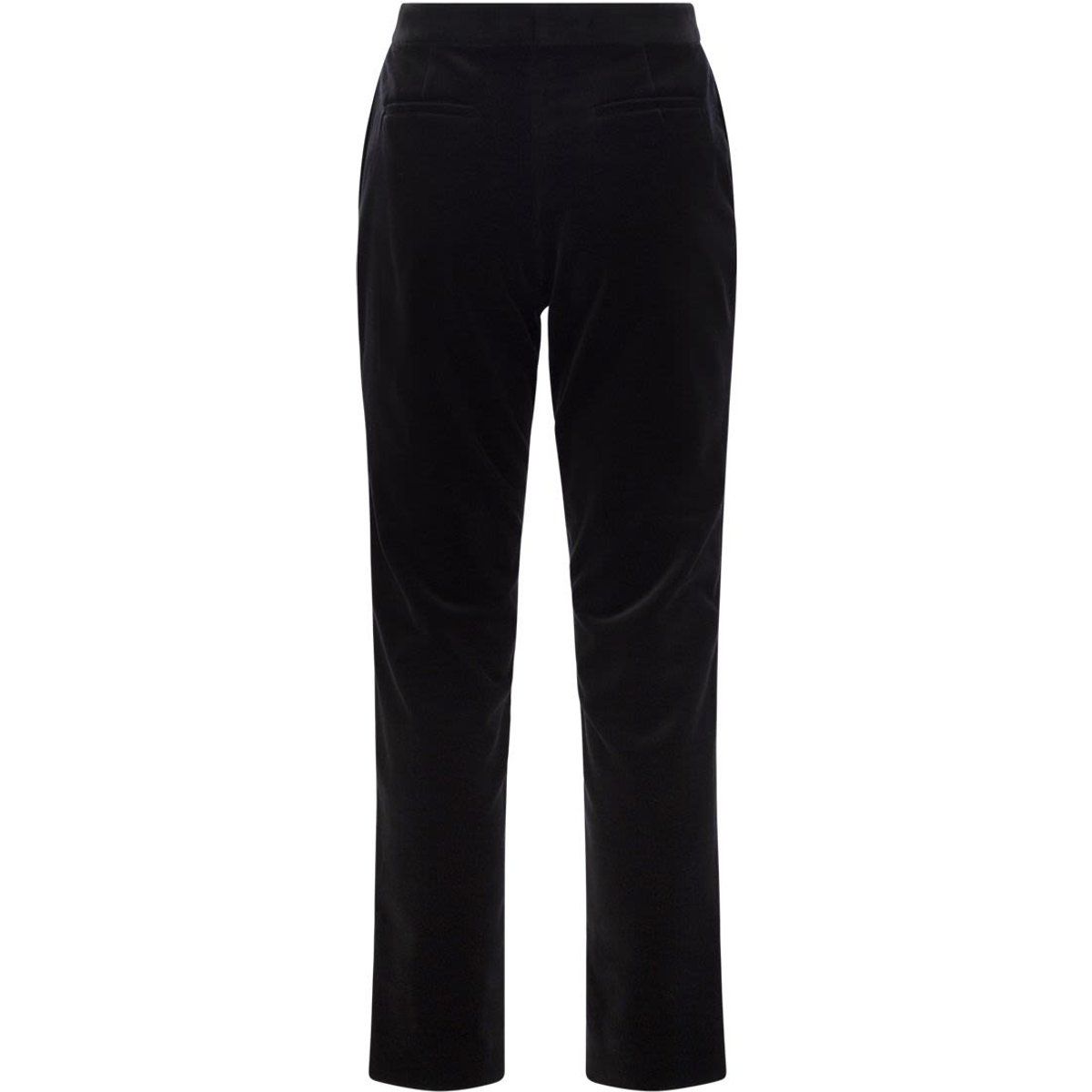 Elegante Samt Hose mit geradem Bein