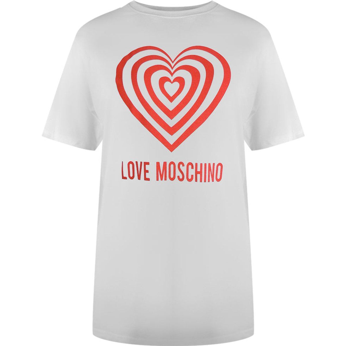 T-Shirt aus Baumwolle mit Grafik-Herzlogo