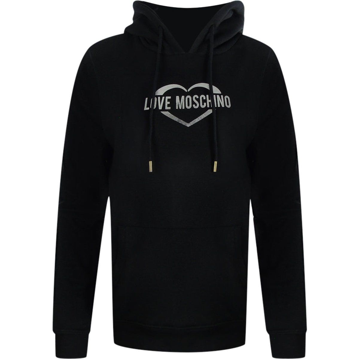 Damen Love Moschino Hoodie mit Herz-Logo
