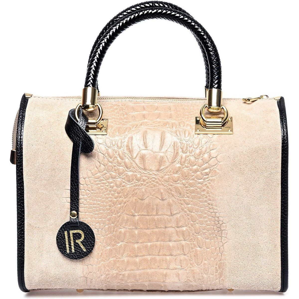 Handliche Ledersatteltasche mit Griff