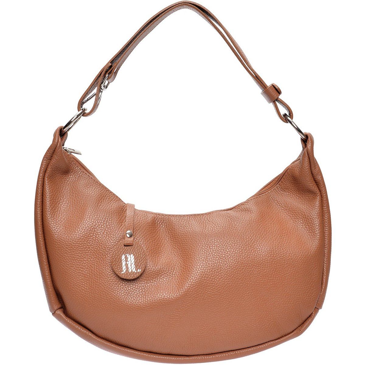 Braune Schultertasche aus Leder