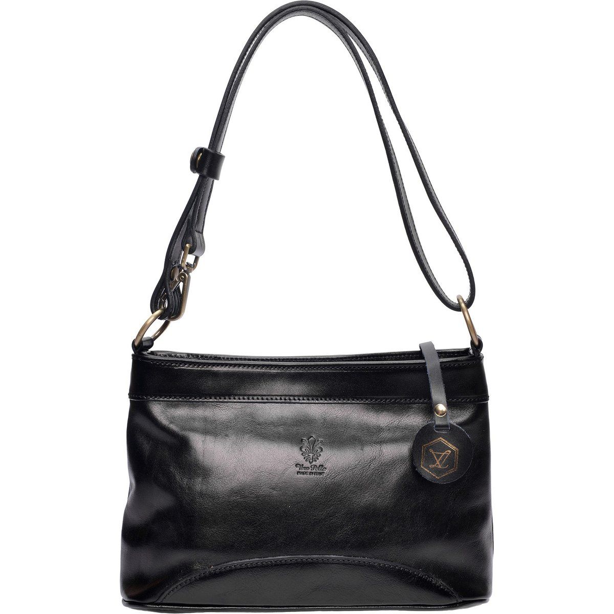 Elegante Ledertasche mit Schulterriemen