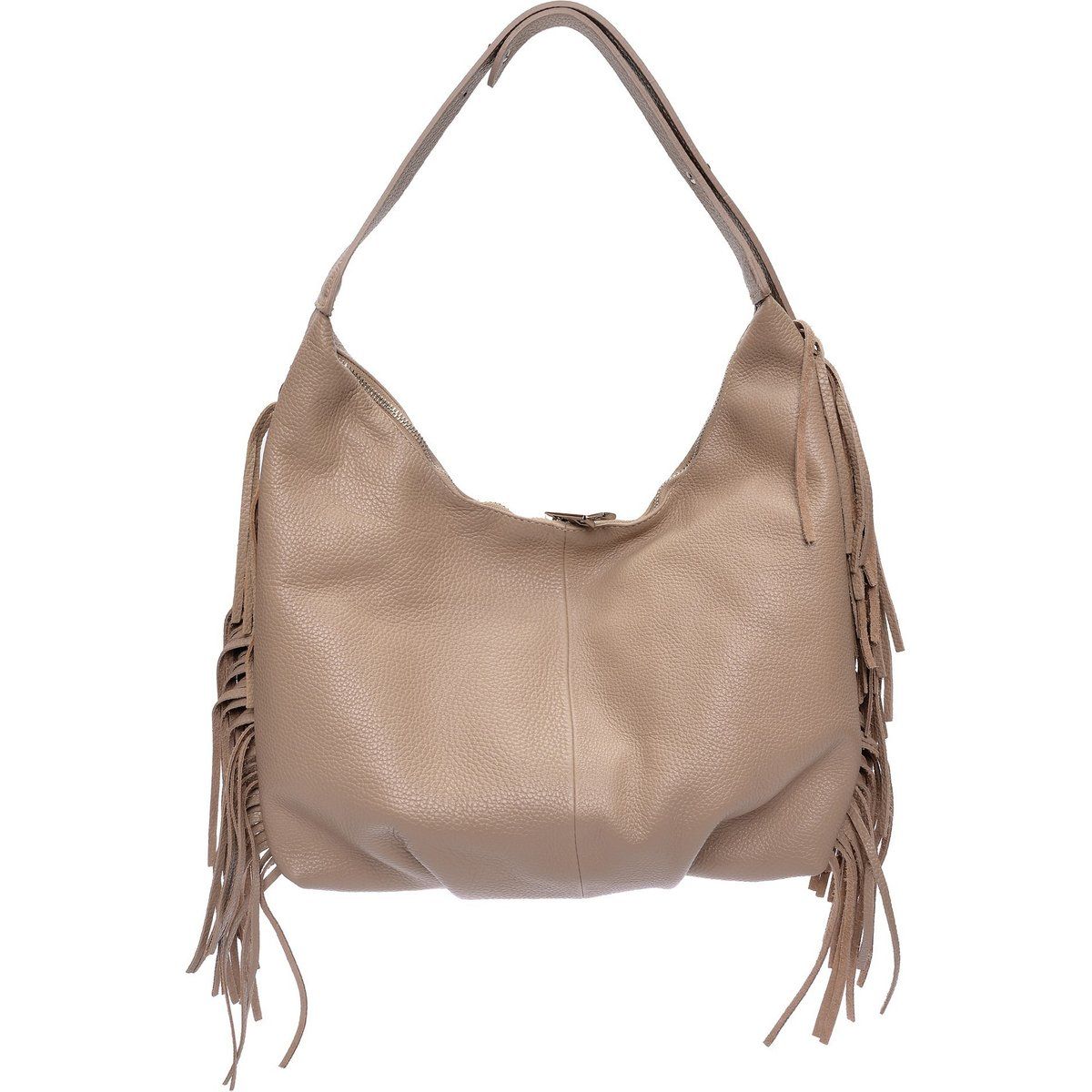 Fransen Hobo-Tasche aus Leder