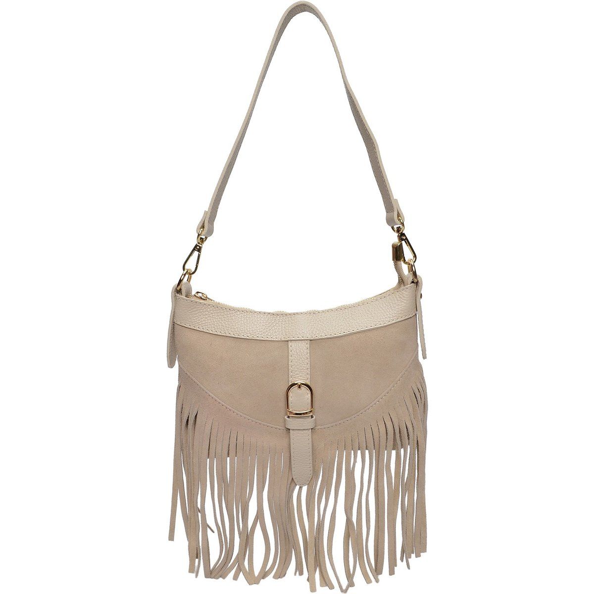 Boho Fransen Wildleder Umhängetasche