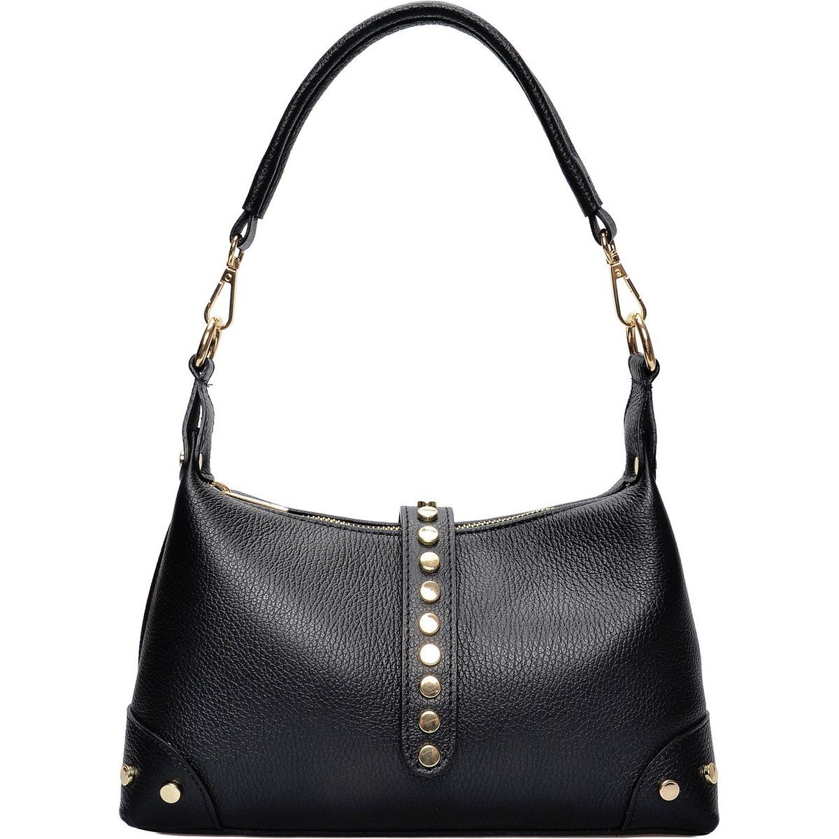 Ledertasche mit Nieten-Detail