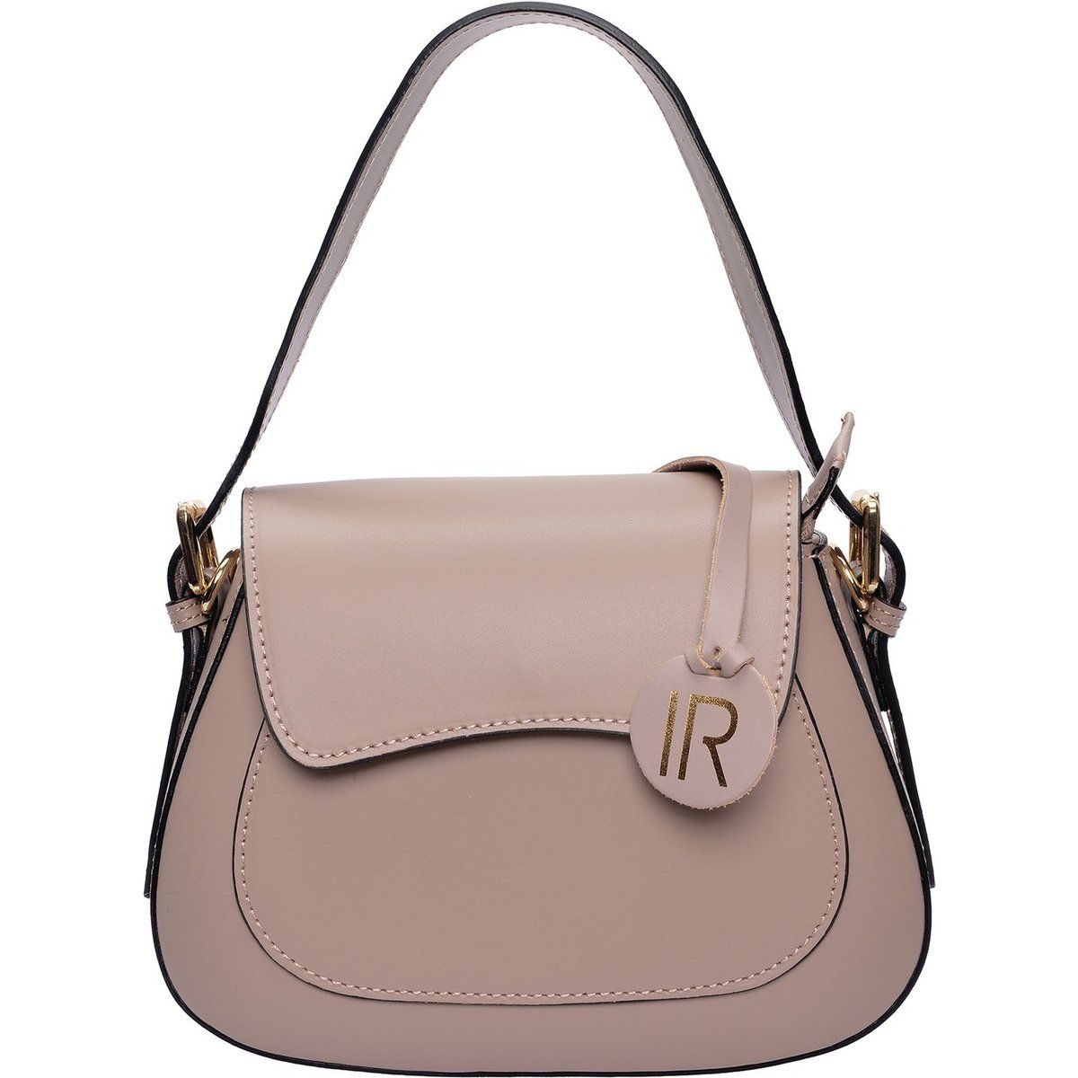 Elegante Ledertasche mit Anhänger