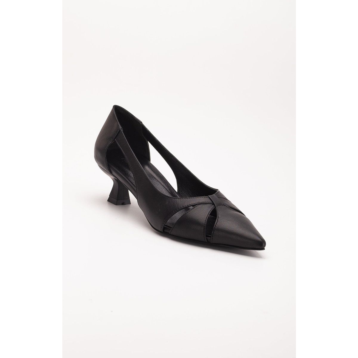 Sidal Kitten Heel Leder-Pumps (Damen)