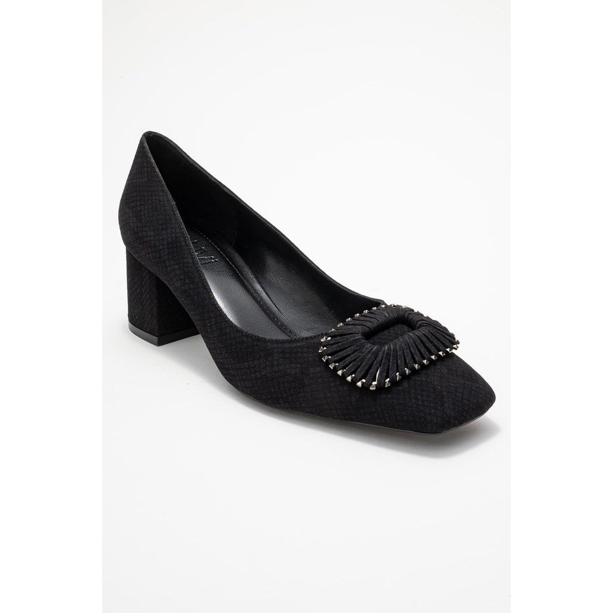 Velora Schnalle Eckige Zehenpartie Blockabsatz Pumps (Damen)