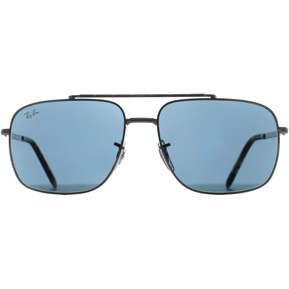 Quadratische Navigator Sonnenbrille mit Doppelsteg