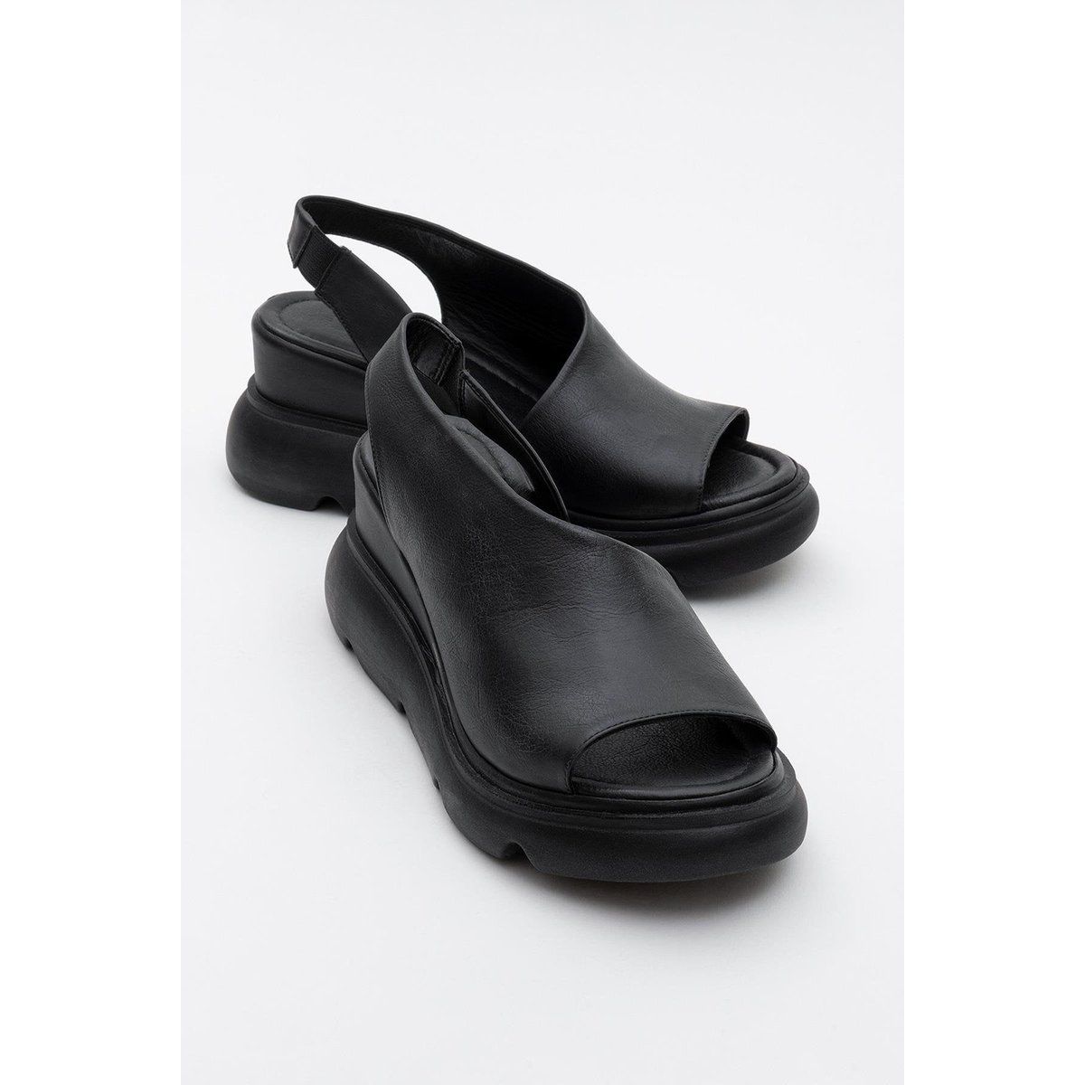 Agusto Leder-Plateau-Sandale (Damen)