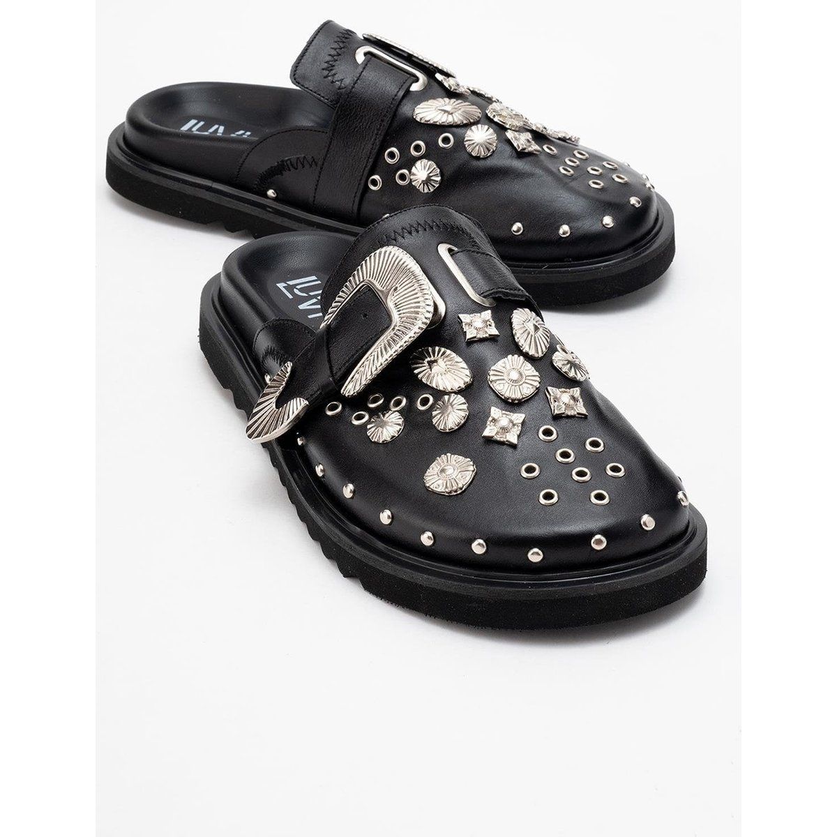 Maril Leder Schnallen Sandale
