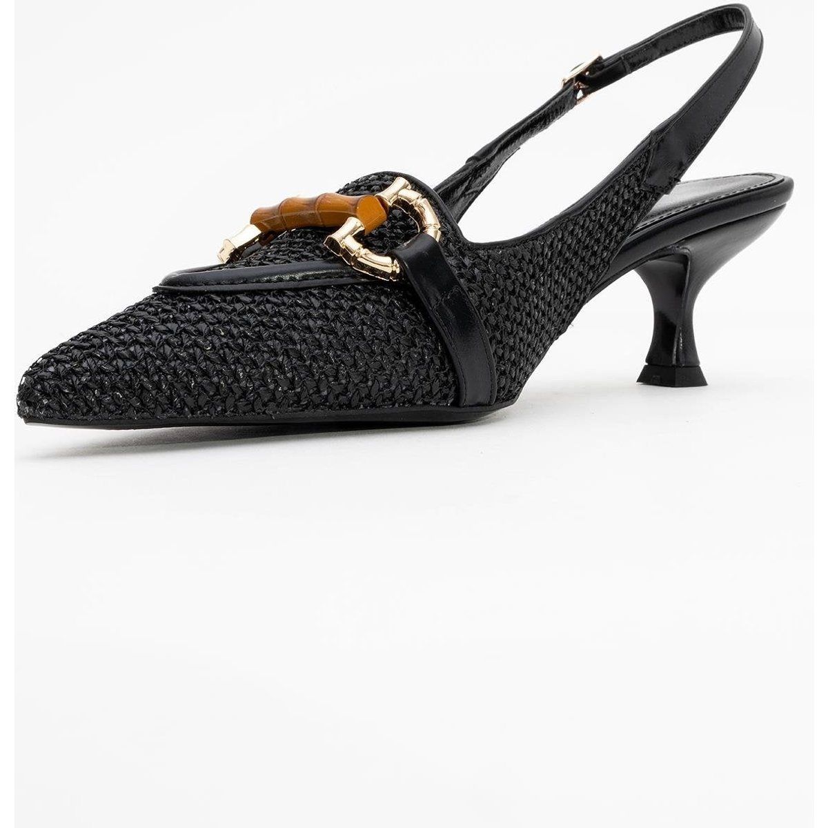 Osca Spitzer Slingback-Pumps mit Schnalle