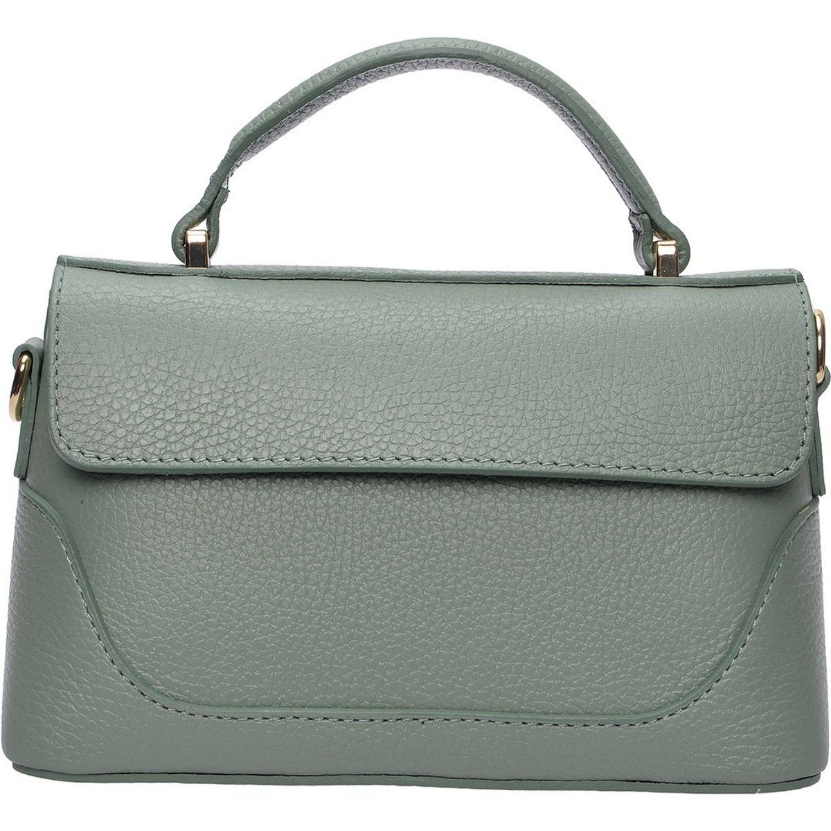 Handtasche aus genarbtem Leder