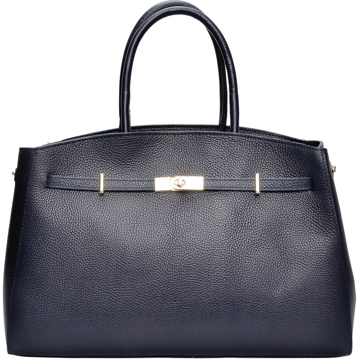 Strukturierte Leder Handtasche