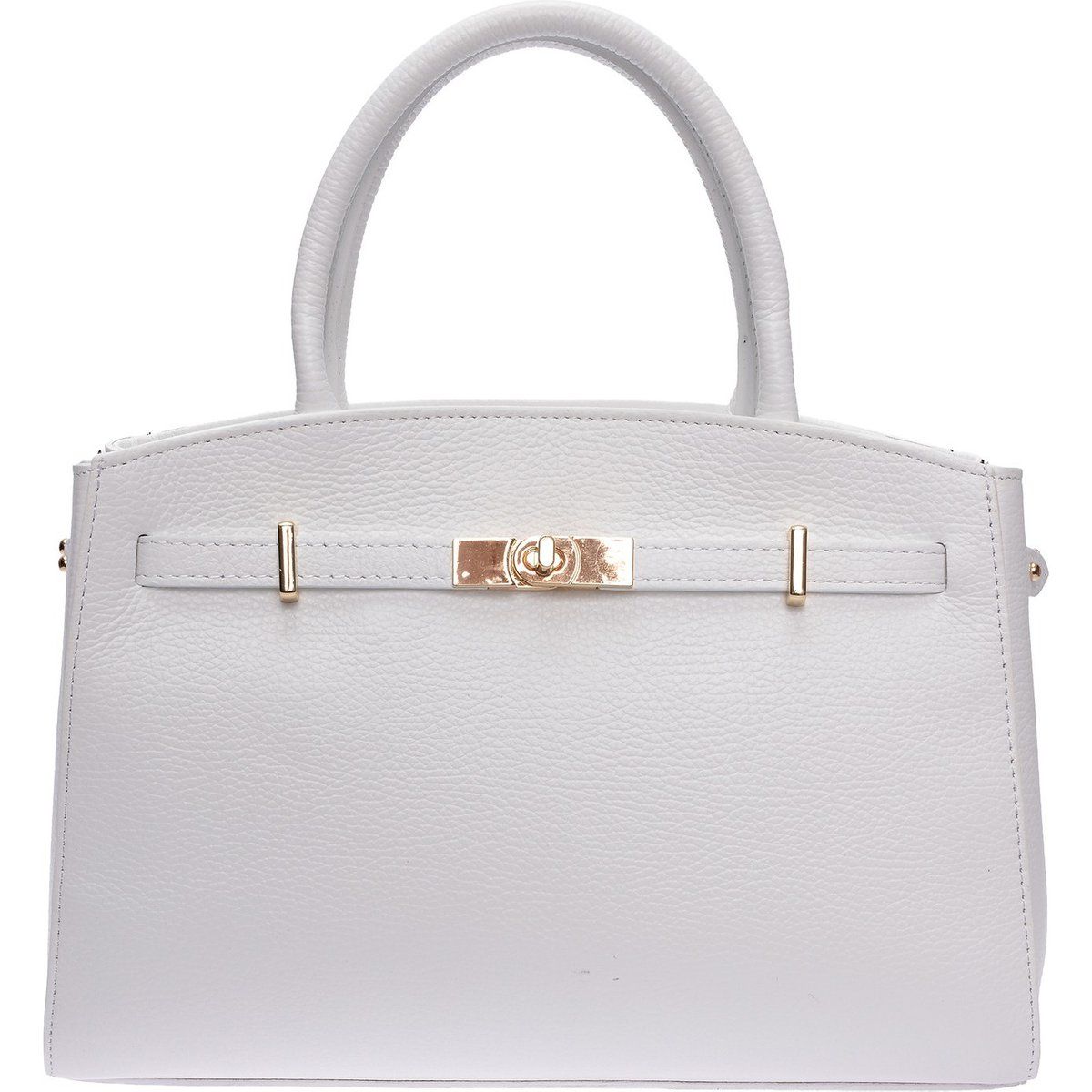 Elegante Lederhandtasche mit Griff