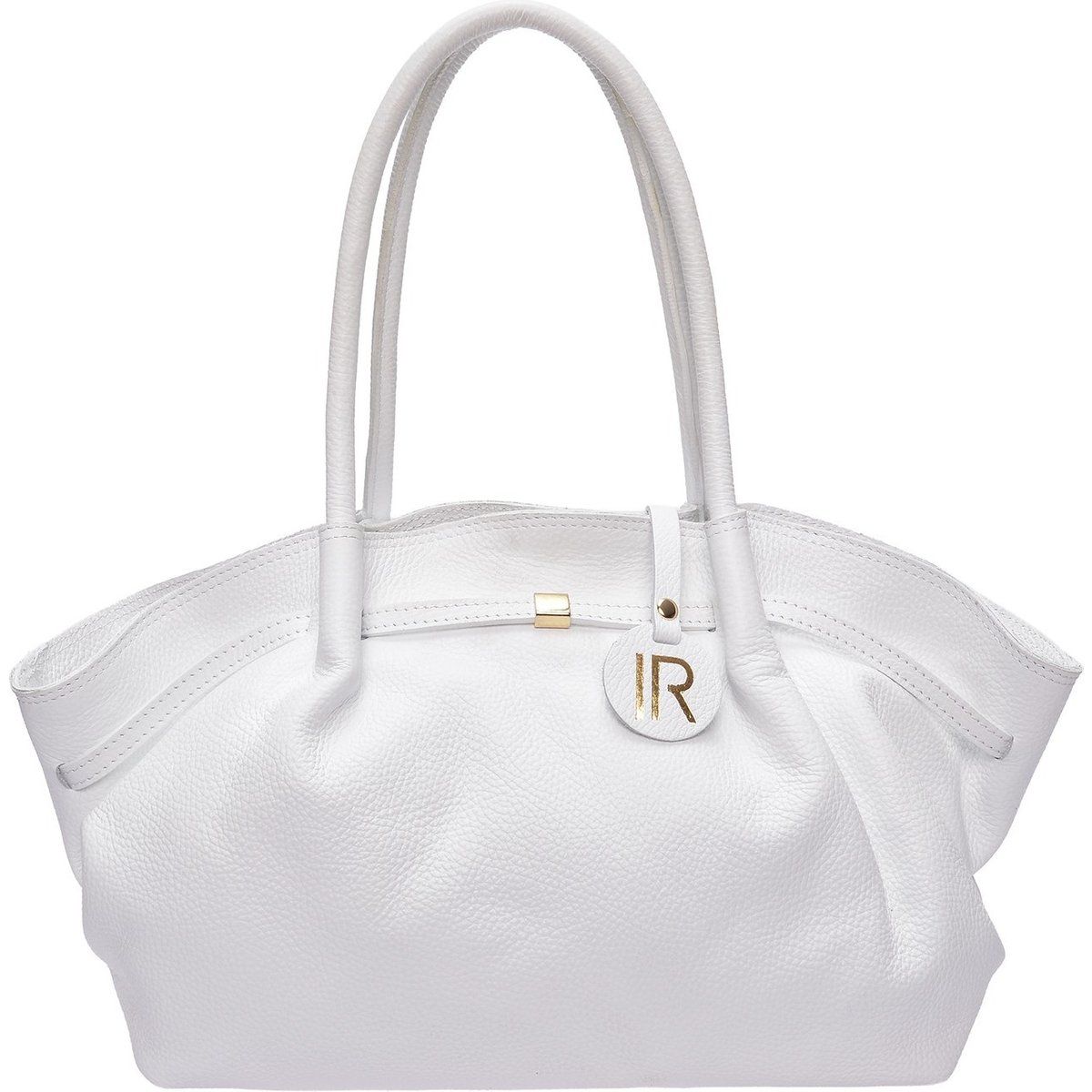 Isabella Rhea Weiß Rindsledertasche