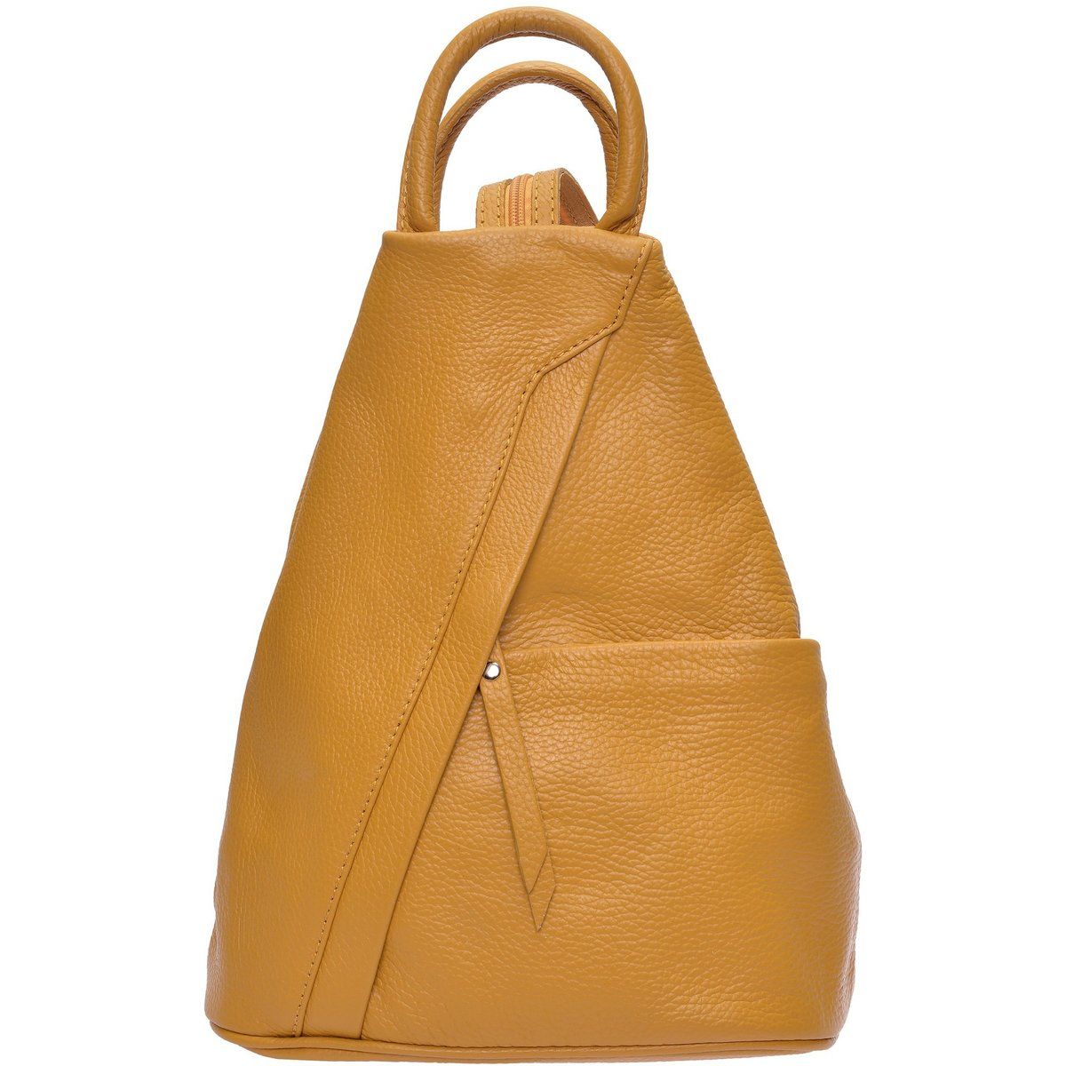 Leder-Wandelrucksack-Umhängetasche