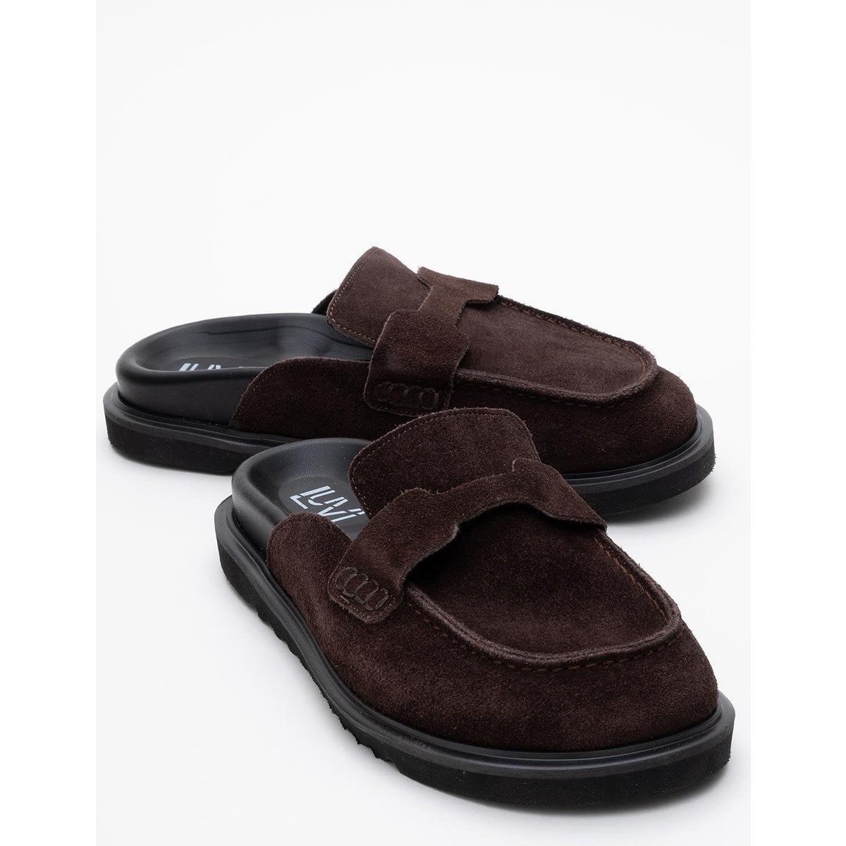 Laven Veloursleder-Clogs
