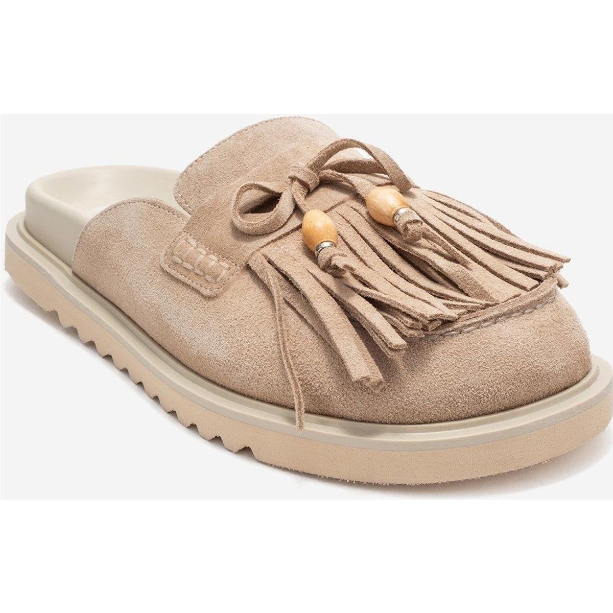 Carol Tassel Leder-Mule
