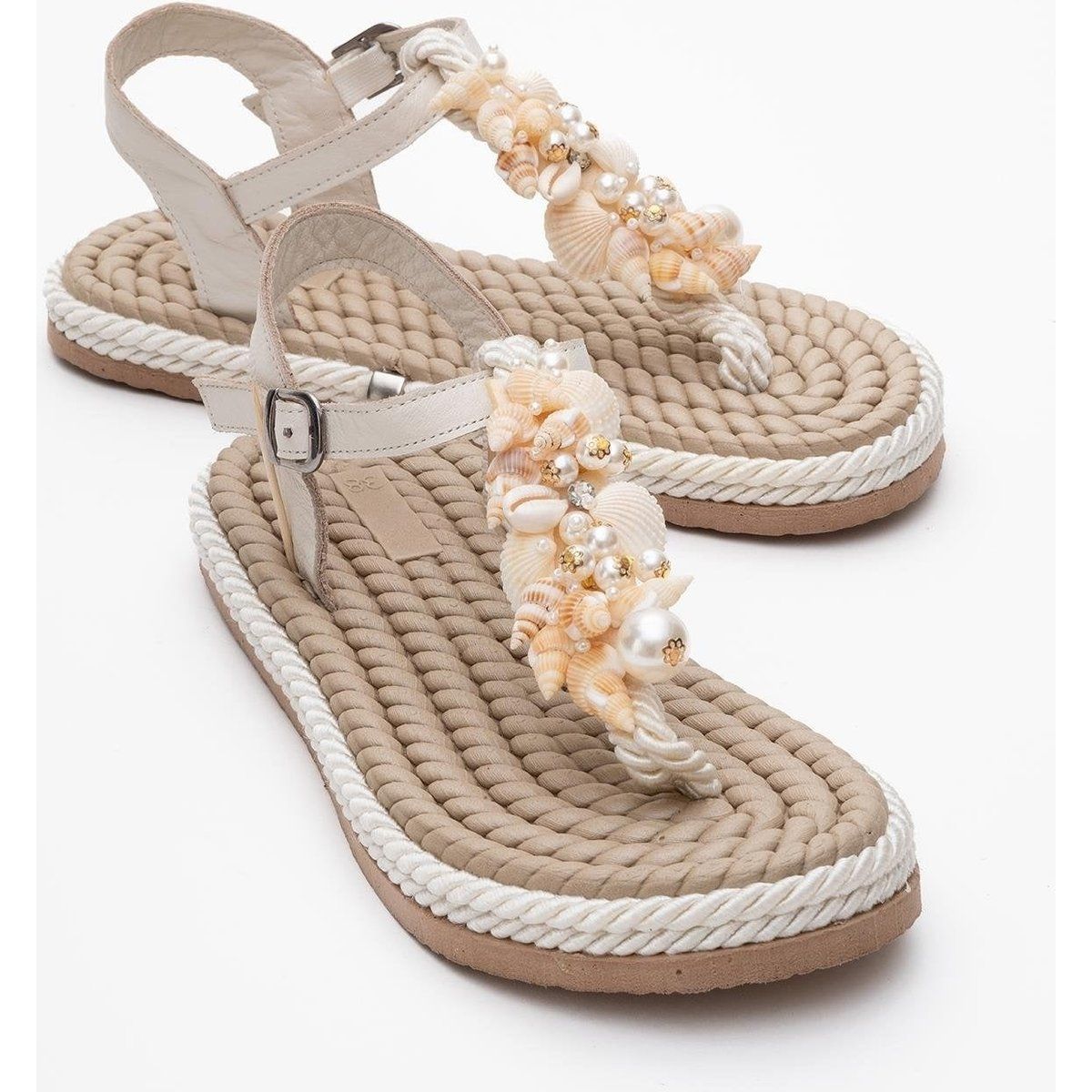 Lely Leder Thong Sandale
