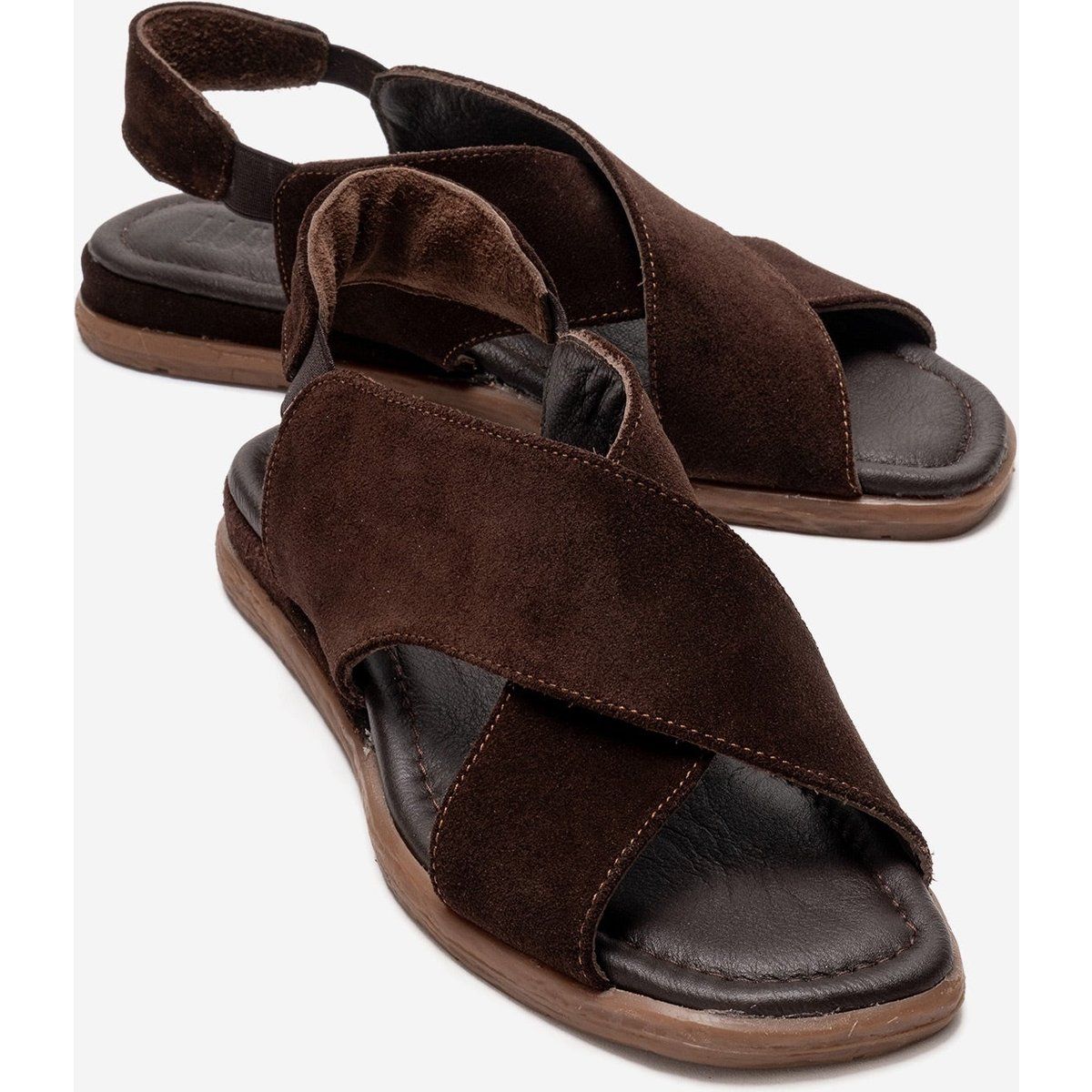 Broods Elastik Leder Slip-On Sandalen (Damen)