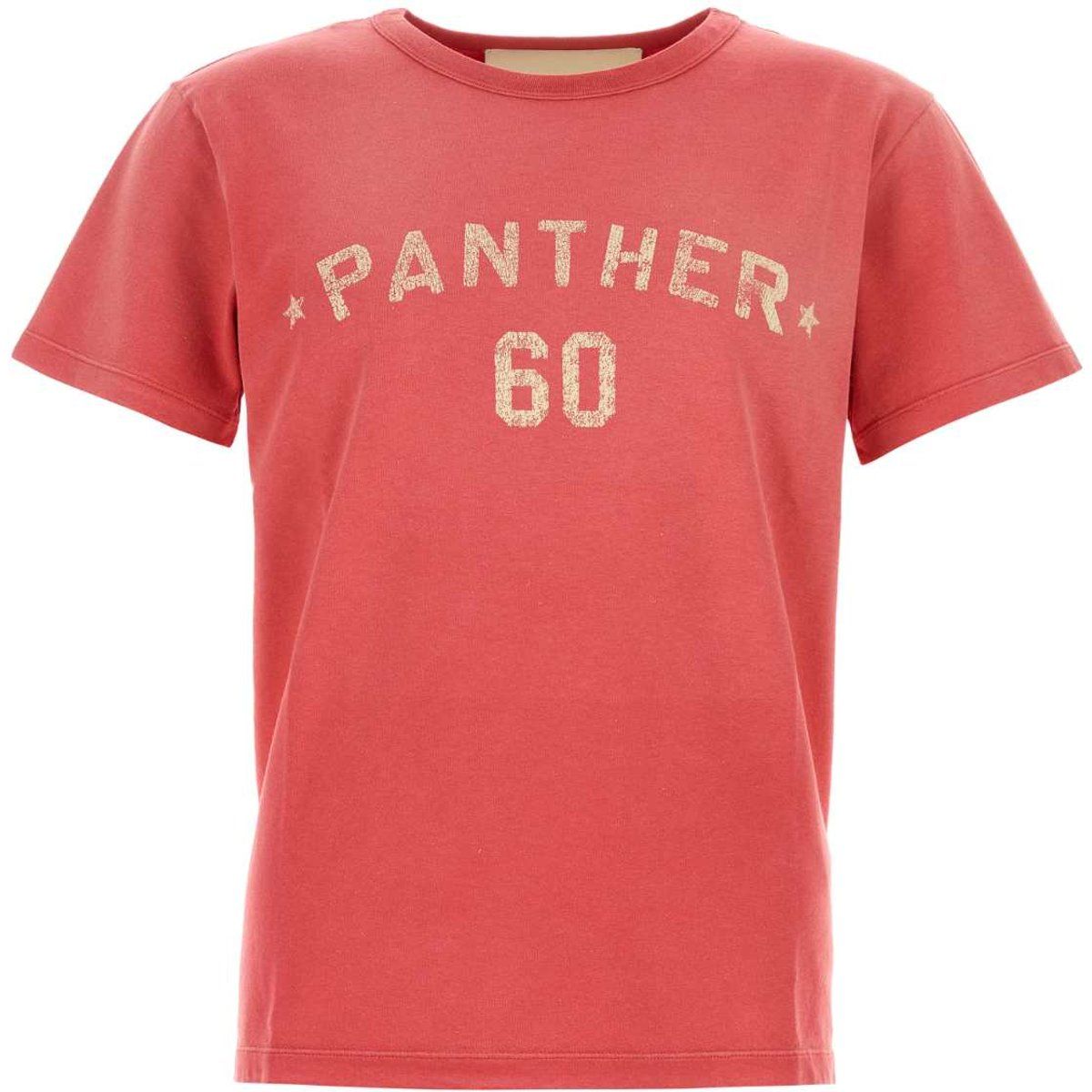 Rotes Baumwoll T-Shirt mit Grafikprint