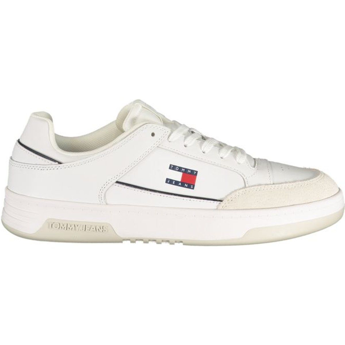 Weiße Tommy Jeans Court Sneakers