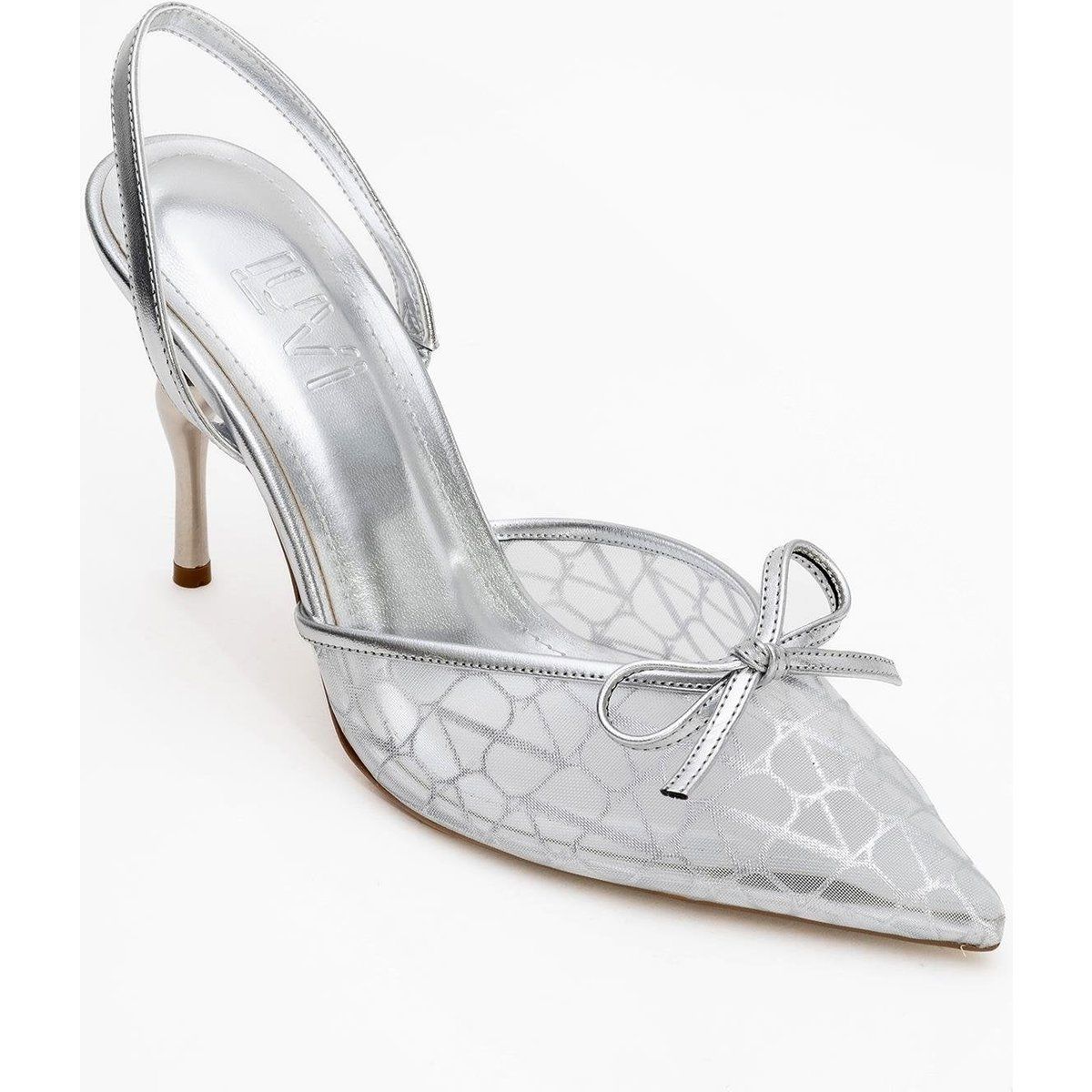 Peony Mesh Schleife Spitzer Zehenbereich Pumps (Damen)