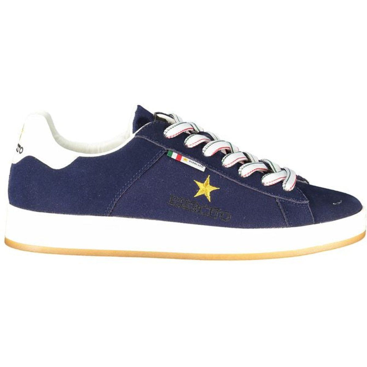 Marineblaue Low-Top Mode-Sneakers