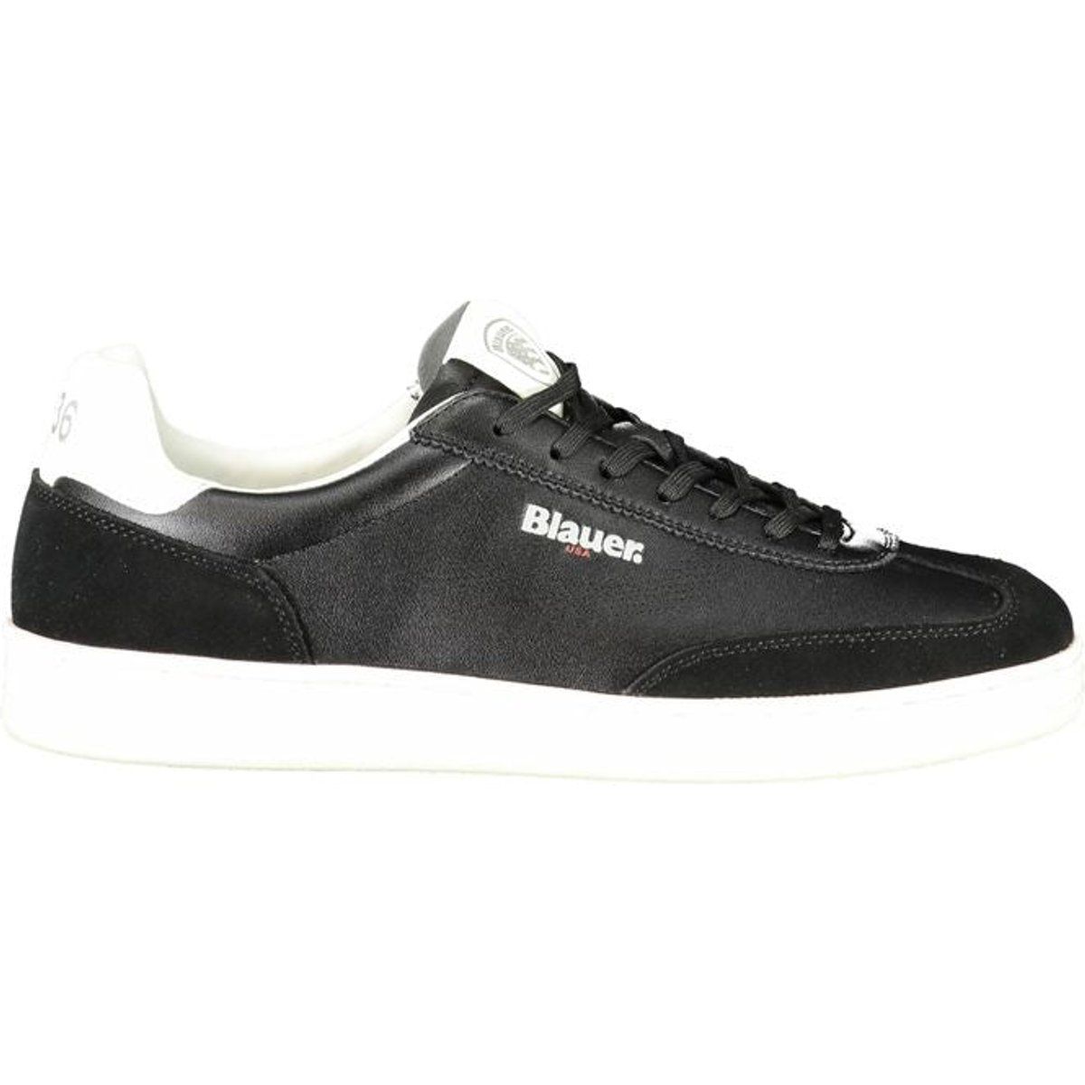 Schwarze Herren Court Sneaker für Herren