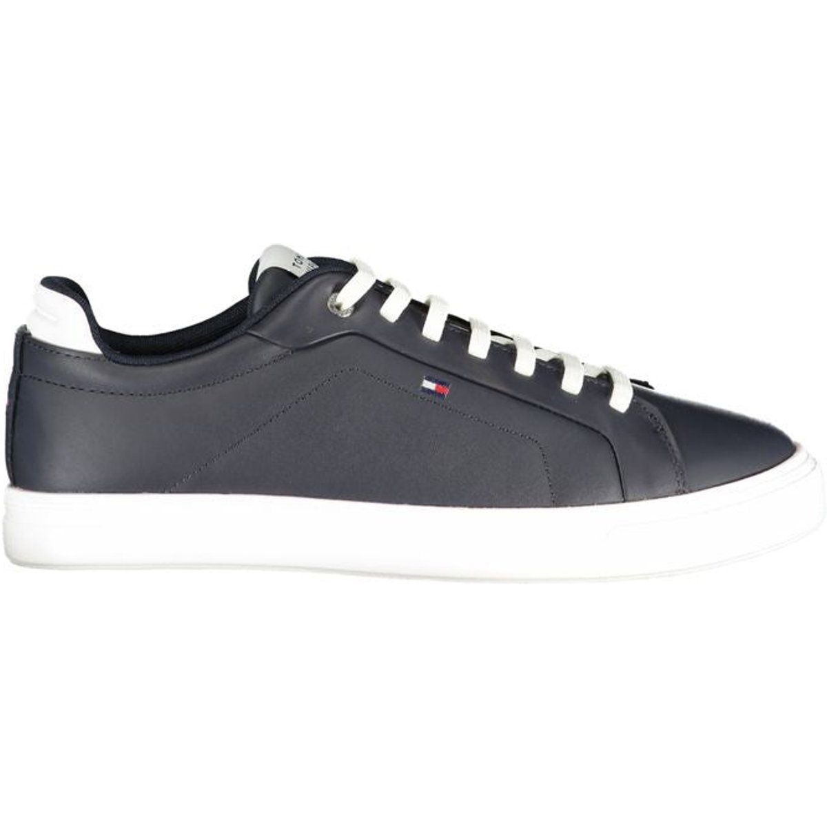 Klassische Herren Sneaker in Marinelederoptik