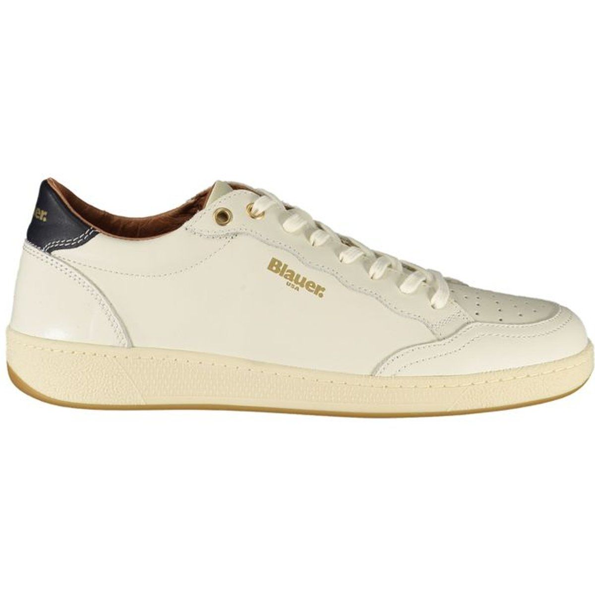 Minimalistische Leder-Court-Sneakers