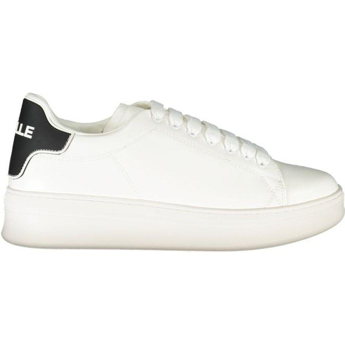 Minimalistische weiße Mode-Sneakers
