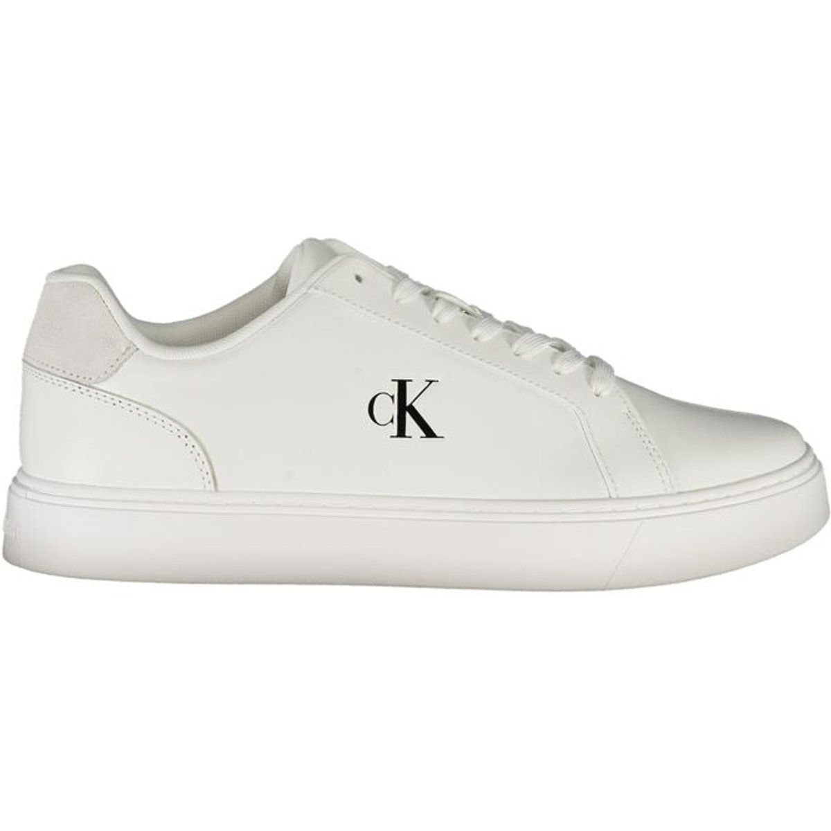Elegante weiße, minimalistische Mode-Sneakers