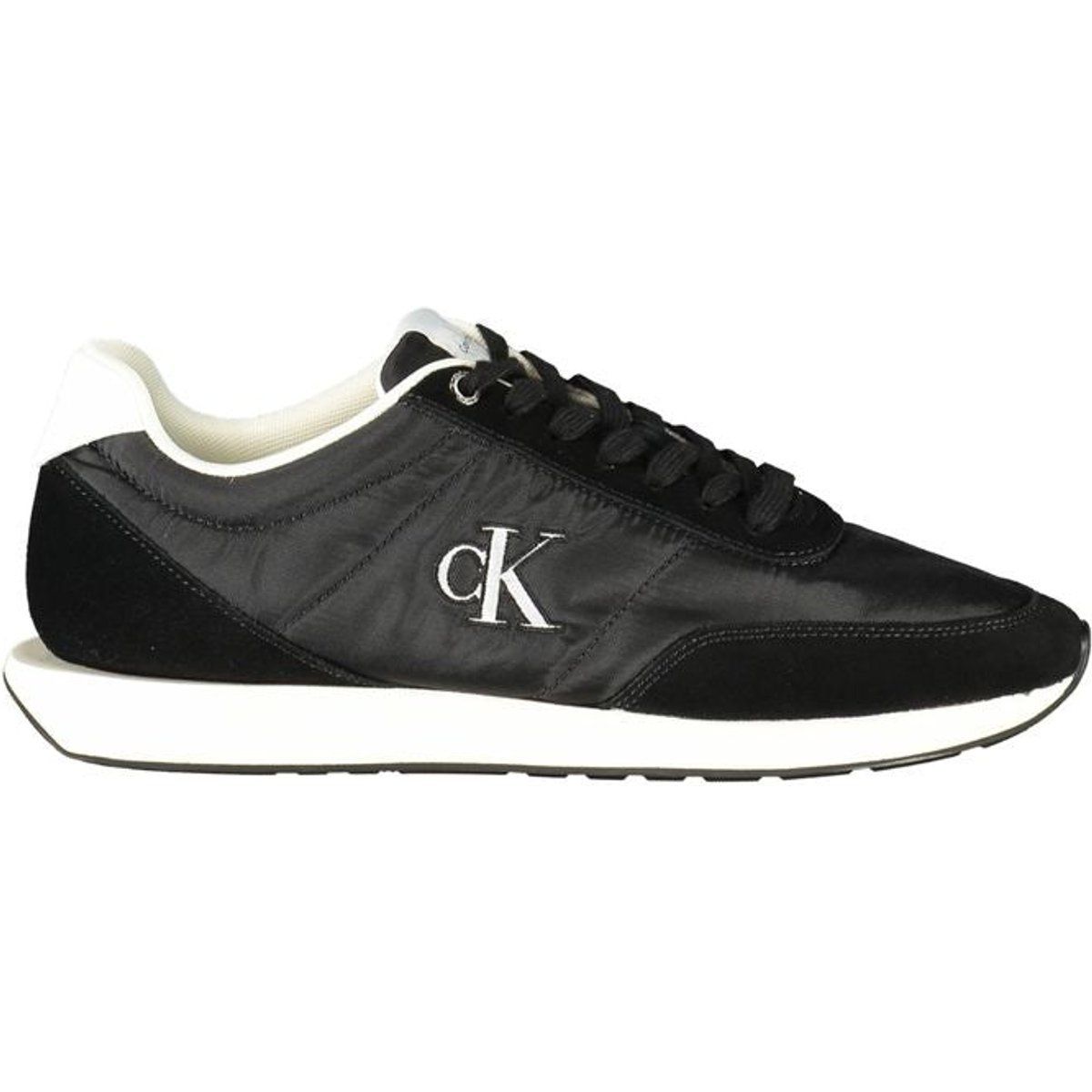 Schwarzer Retro Laufschuh Sneaker