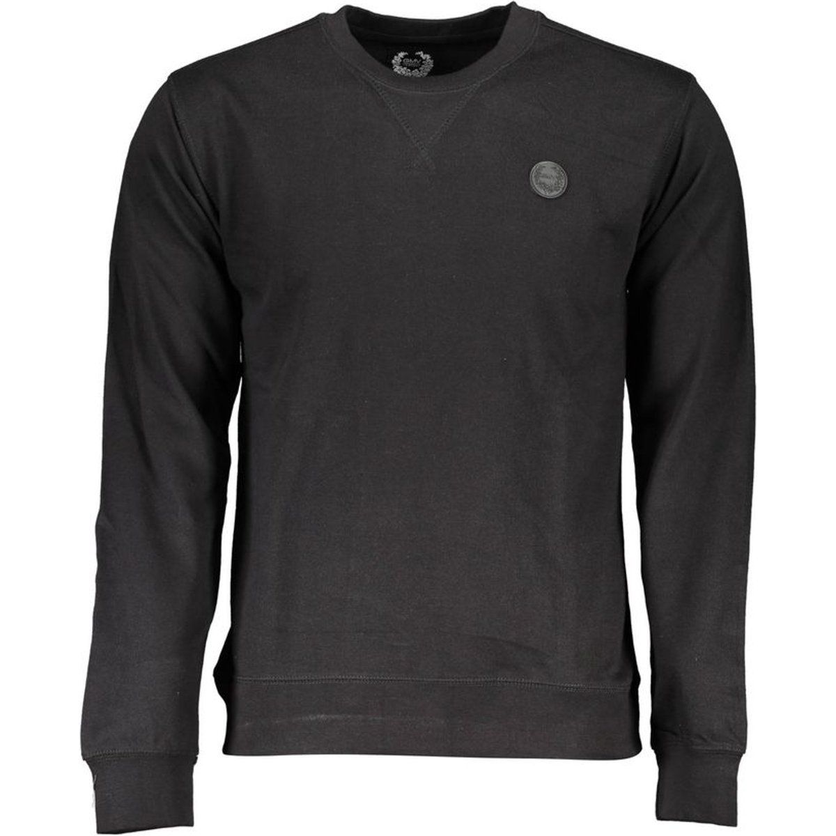 Klassisches schwarzes Sweatshirt aus Baumwollmischung