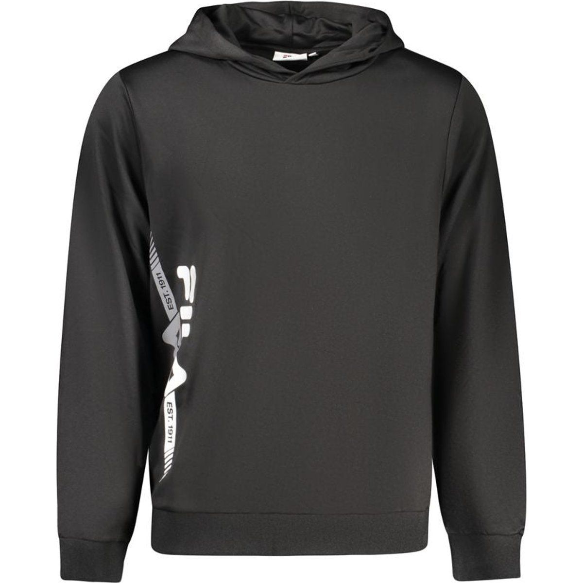 Schwarzer Herren Hoodie mit Grafiklogo