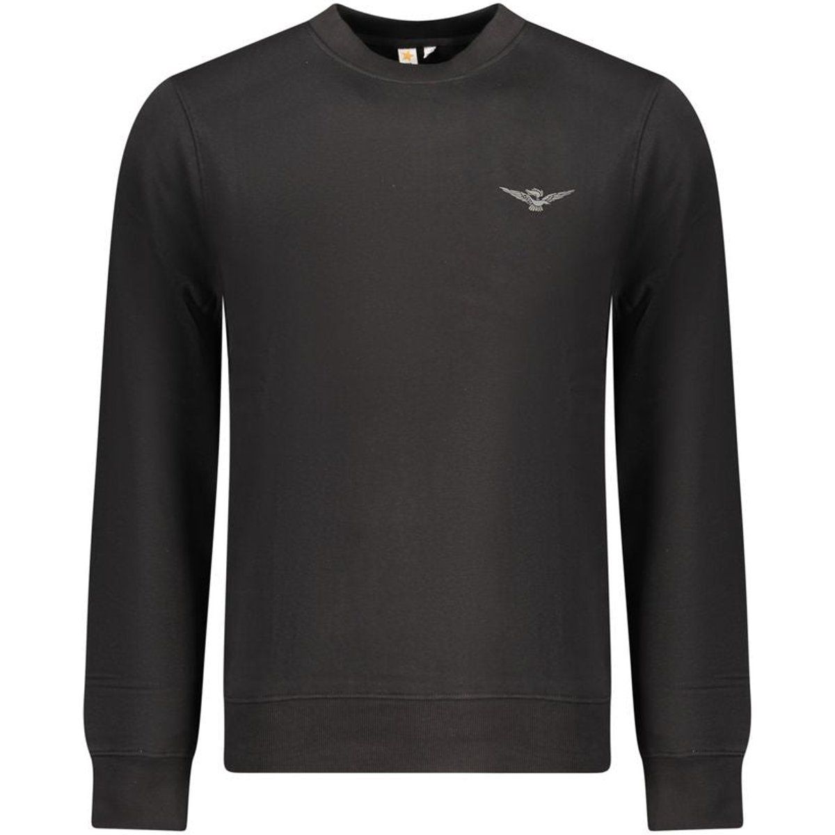 Herren Militär Logo Rundhals Sweatshirt