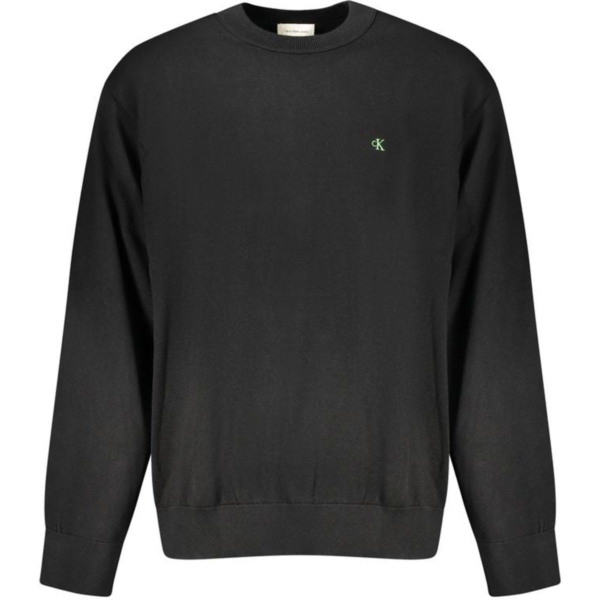 Minimalistischer Baumwollpullover mit Rundhalsausschnitt