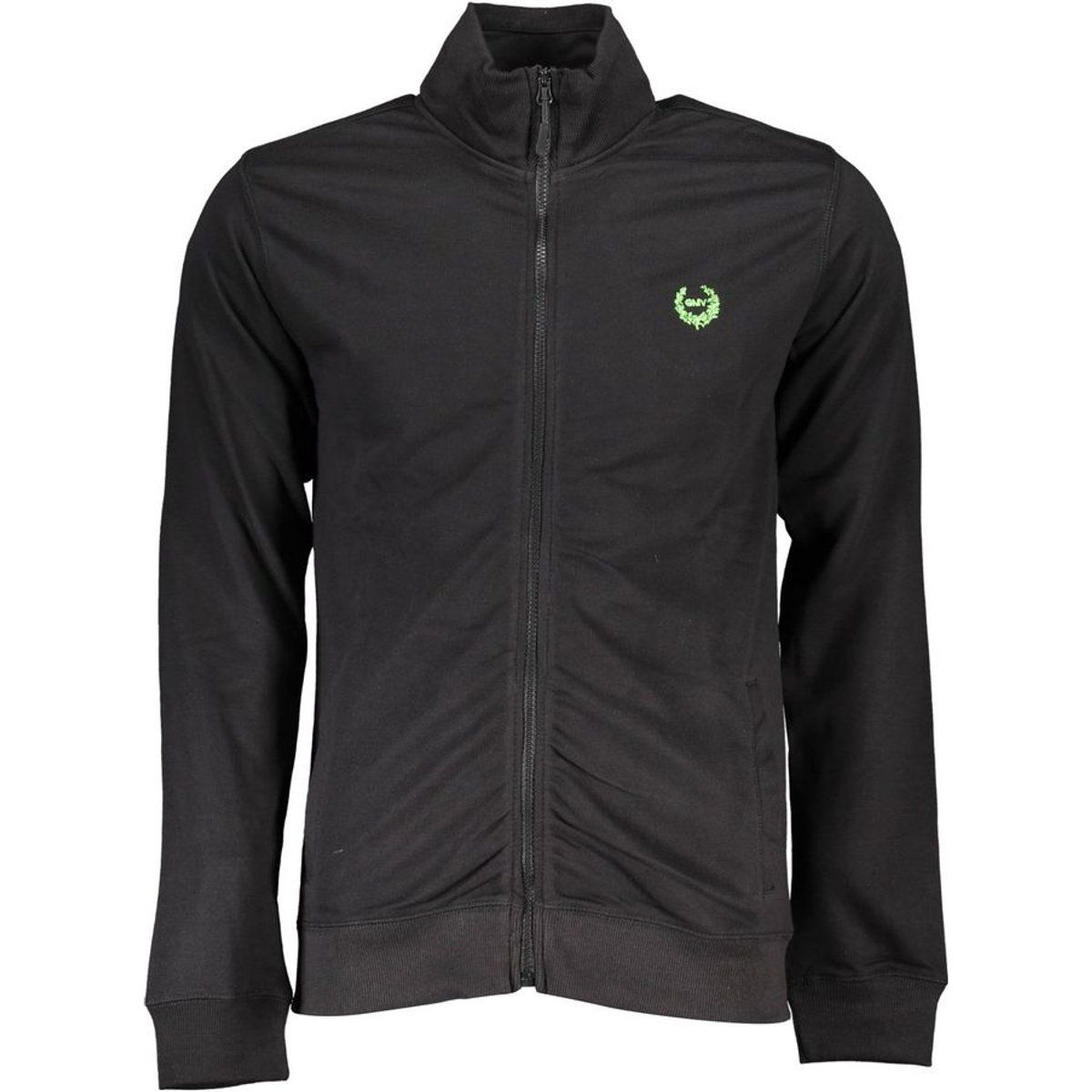 Schwarzes Herren Sweatshirt mit Reißverschluss