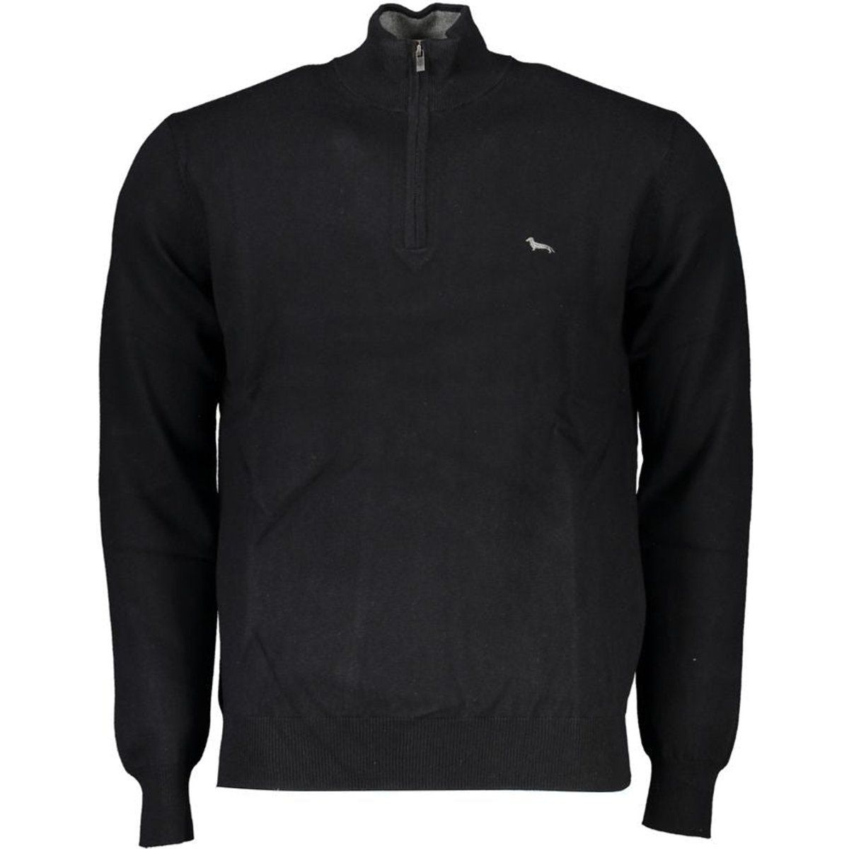 Herren-Strickpullover mit Viertelreißverschluss