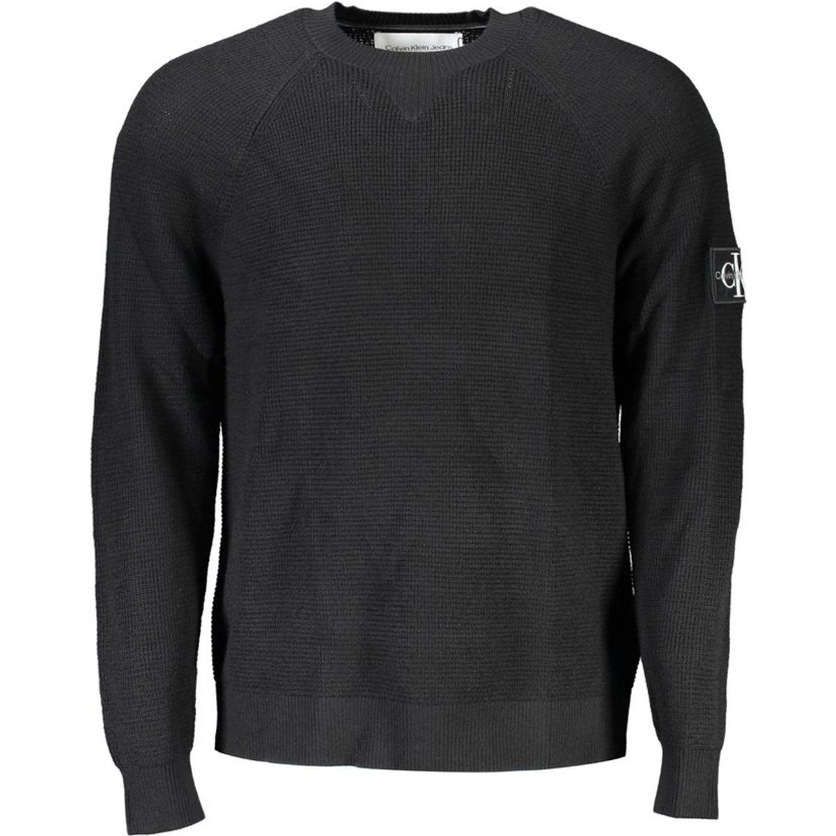 Strukturierter Raglan Rundhals Pullover