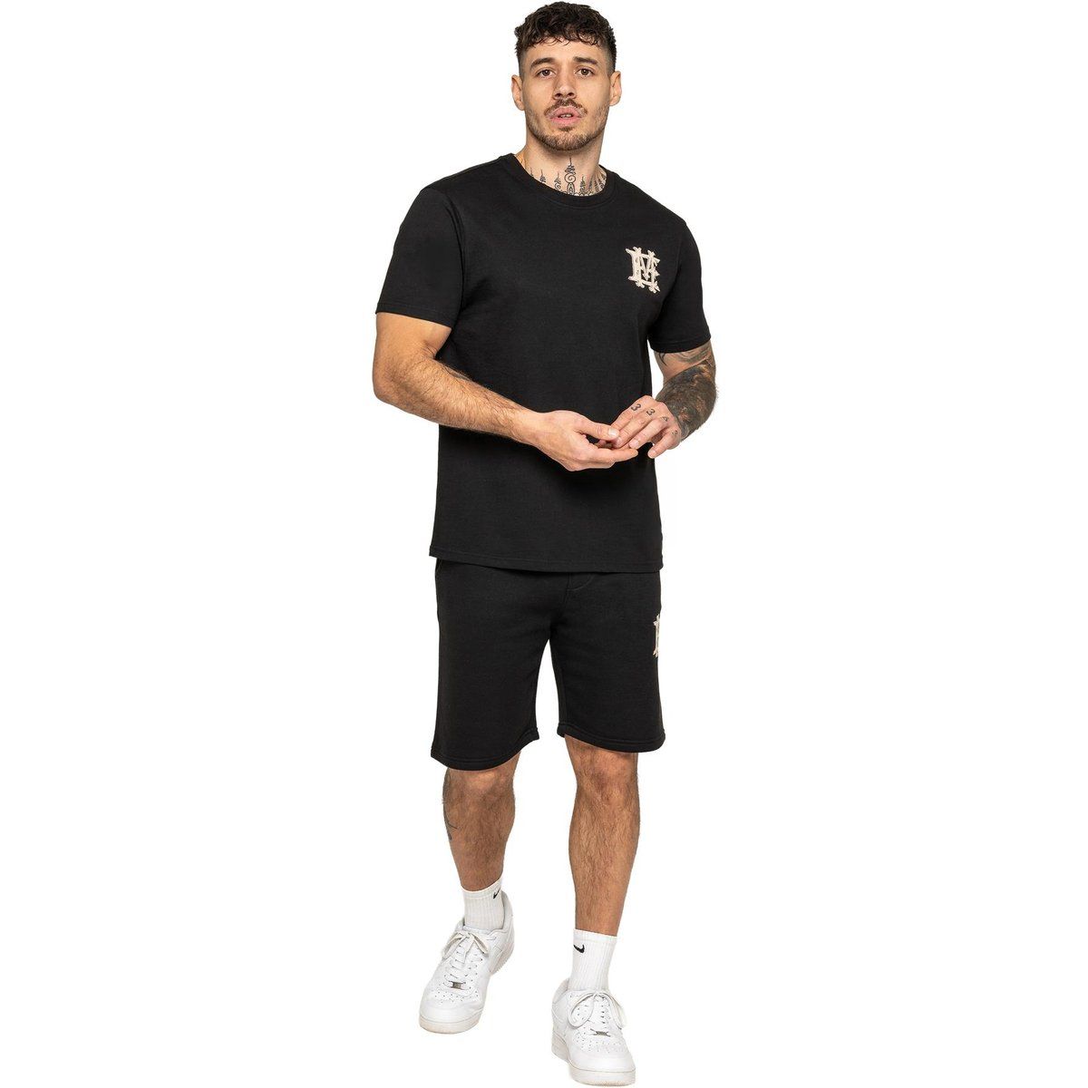 Herren Logo T-Shirt und Shorts Set