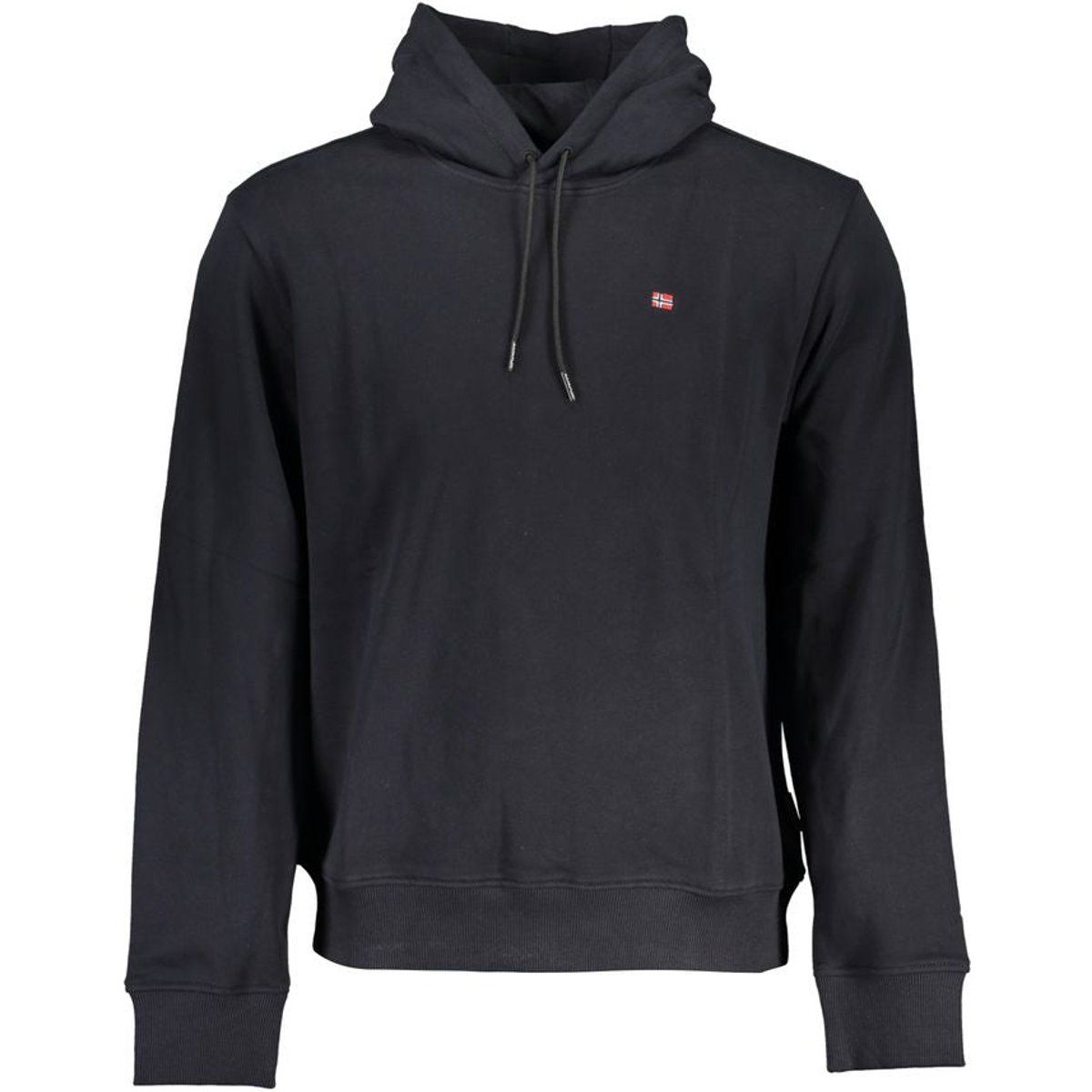 Lässiger Baumwollmisch-Hoodie mit Logo