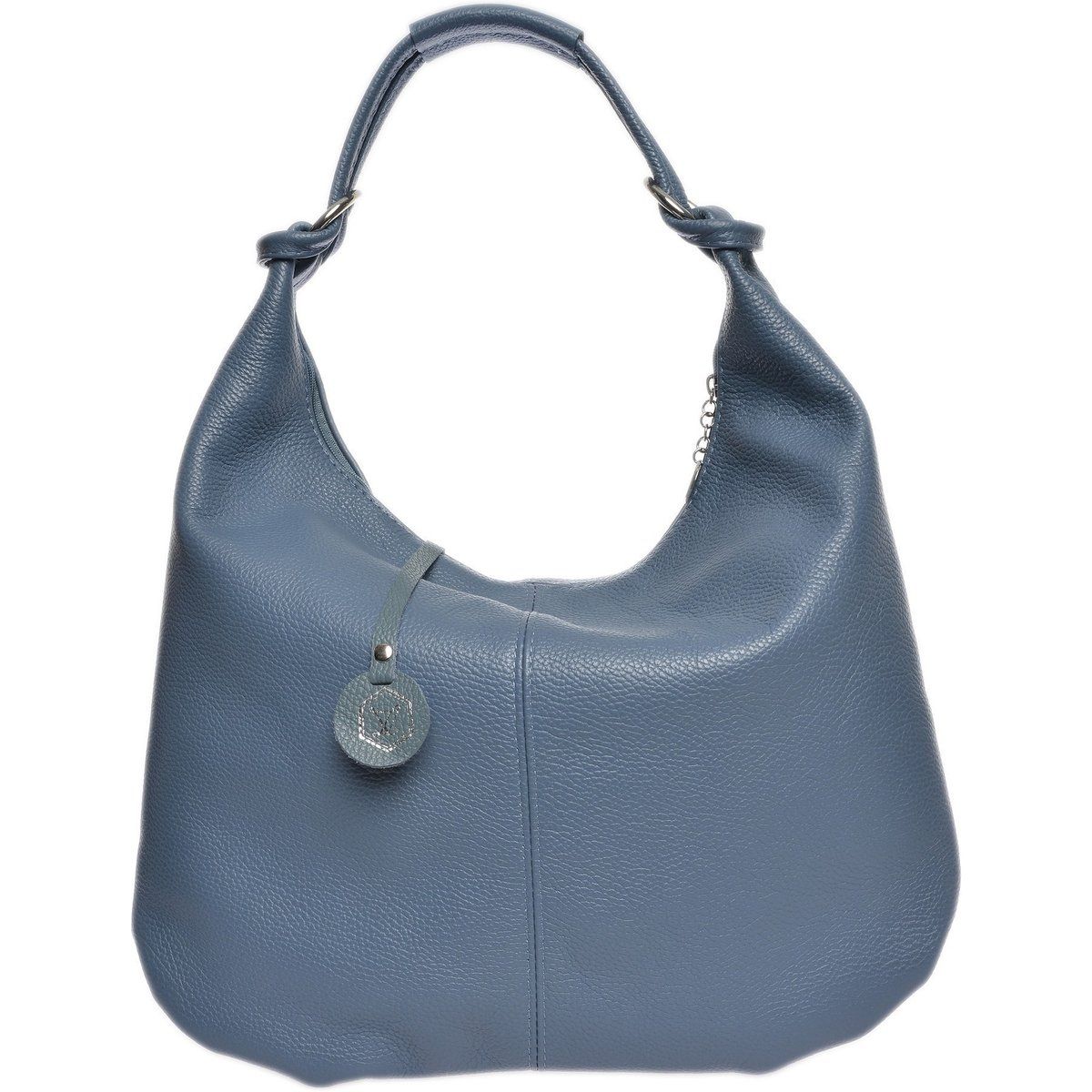 Klassische Hobo-Schultertasche aus Leder