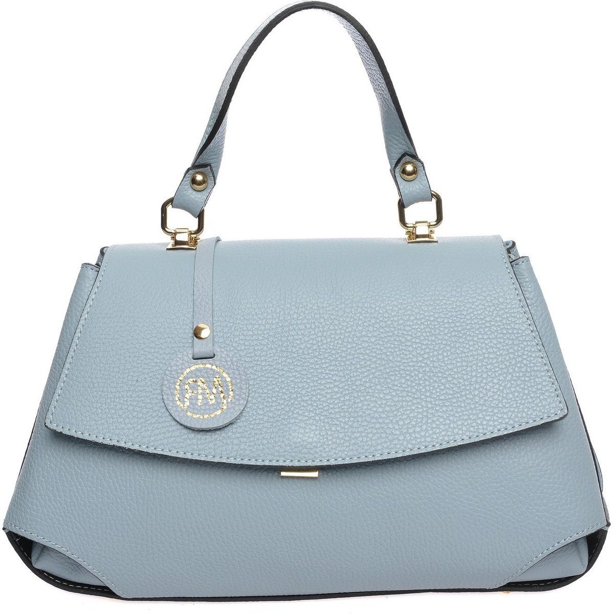 Strukturierte Handtasche mit Griff oben