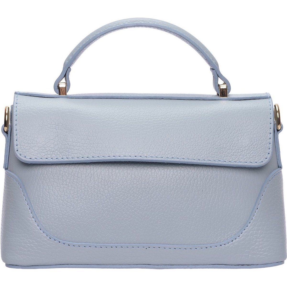 Strukturierte Handtasche aus Leder