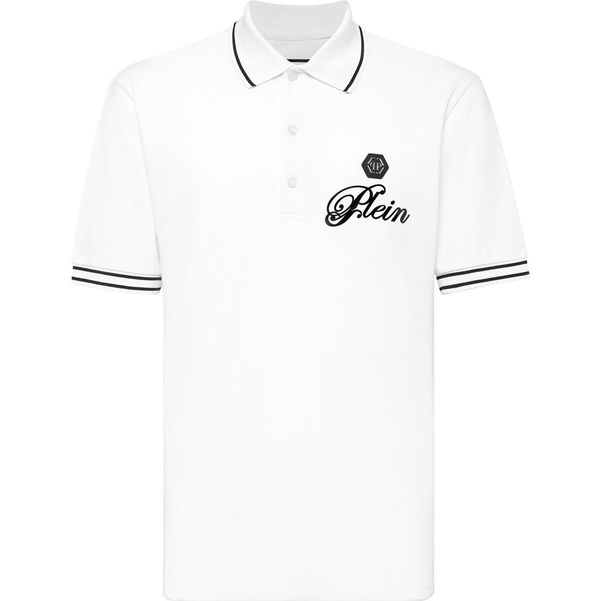 Kurzarm Poloshirt mit Signature-Logo