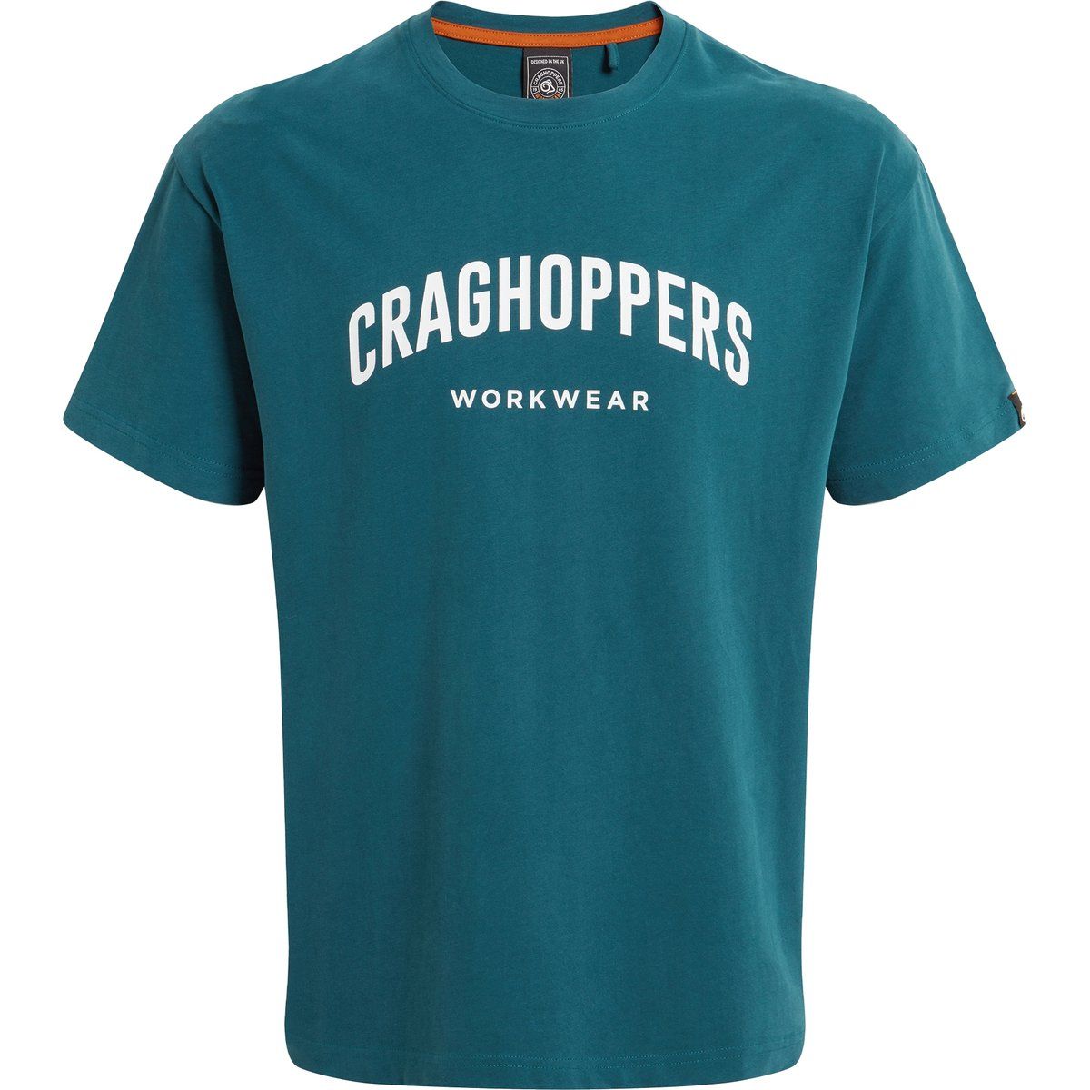 Grafikprint Workwear Baumwoll-T-Shirt